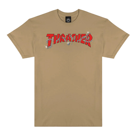 Футболка Thrasher Chains By Daniel Shepard 311627-tan (tan)