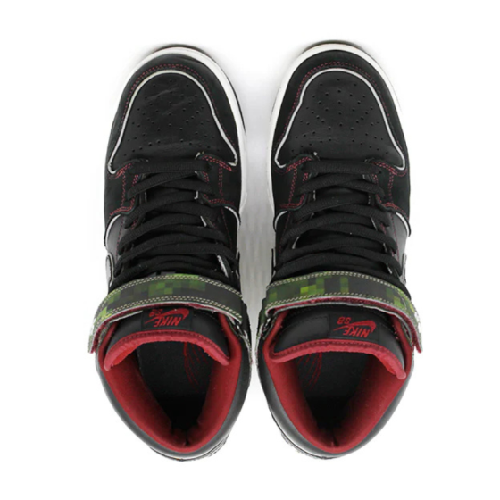 Кеды Nike SB Dunk Mid Elite "Nitraid" 350677-002 (black-black)