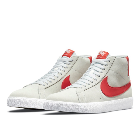 Кеды Nike SB Zoom Blazer Mid 864349-108 (summit white lobster)