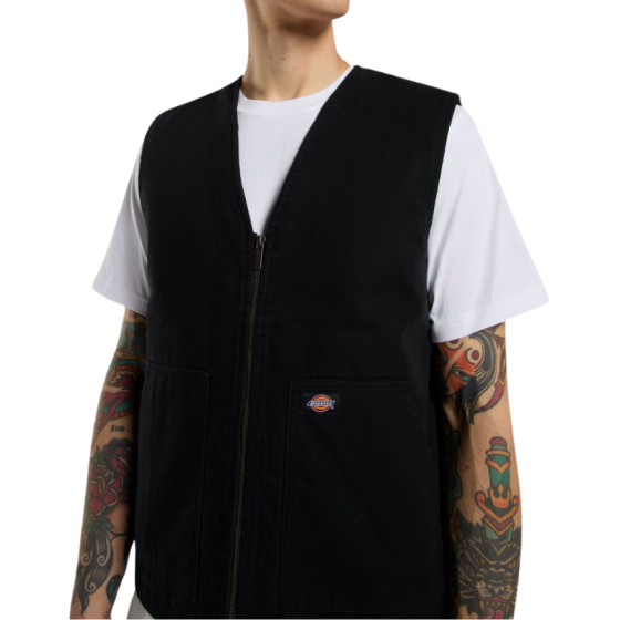 Жилет Dickies Duck Canvas Summer Vest DK0A4YQKC401 (stone washed black)