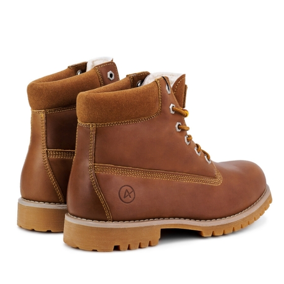 Ботинки Зимние Женские Affex New York 116-NWK-CGN-W (cognac)