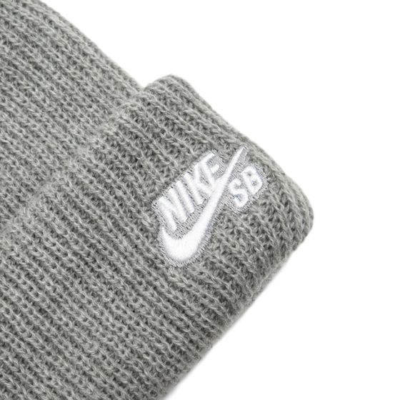 Шапка Nike SB Fisherman Beanie 628684-064 (dark grey heather-white)