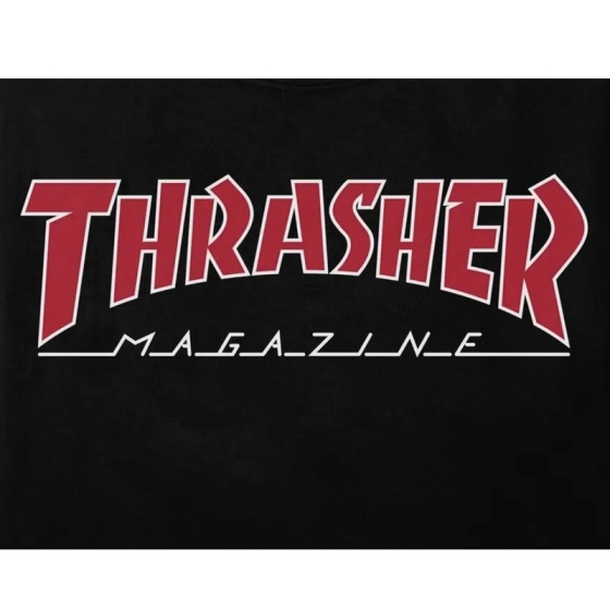 Футболка Thrasher Outlined 311172 (black-black)