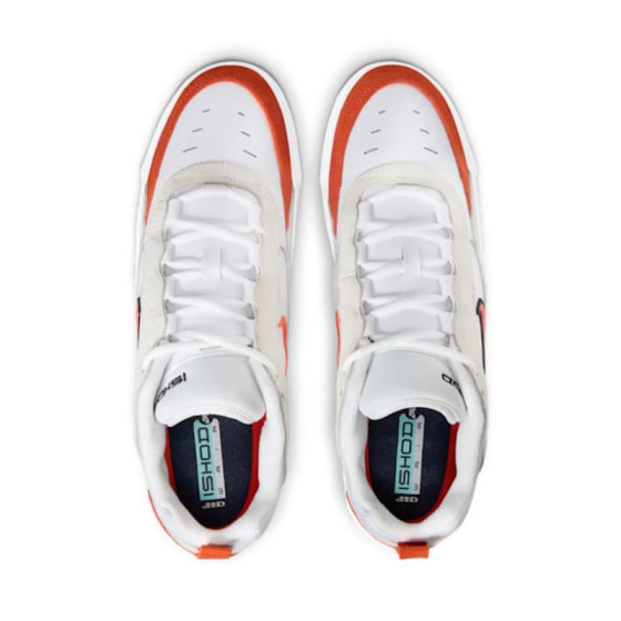 Кеды Nike SB Air Max Ishod FB2393-103 (white-orange-summit white)