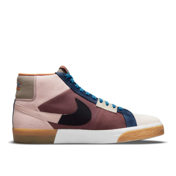 Кеды Nike SB Zoom Blazer Mid Premium DA8854-600 (dark wine-black)