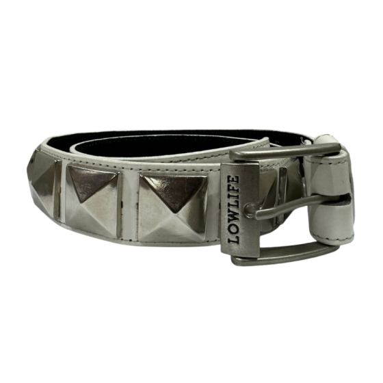 Ремень Lowlife X-Large LL694 (white-silver)