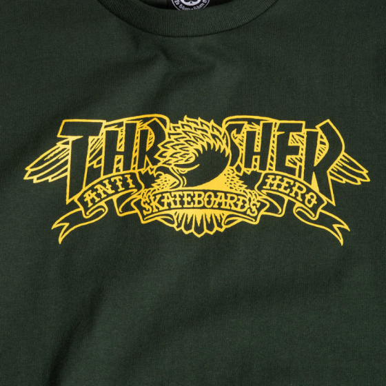 Футболка Thrasher Mag Banner 311617fgrn (forest green)
