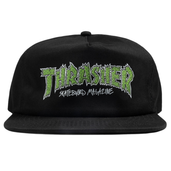 Кепка Thrasher Brick 313446 (black)