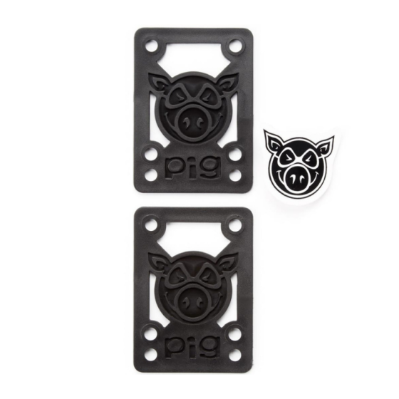 Подкладки Под Траки Pig Pig Piles 1/2" Hard Risers RSRPG0031 (black)