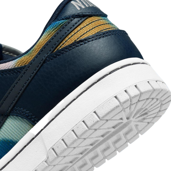 Кроссовки Nike Dunk Low Retro PRM "Graffiti Navy" DM0108-400 (obsidian-summit white)