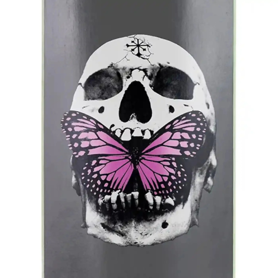 Дека Disorder Nyjah Butterfly Skull DIS10007 (grey)