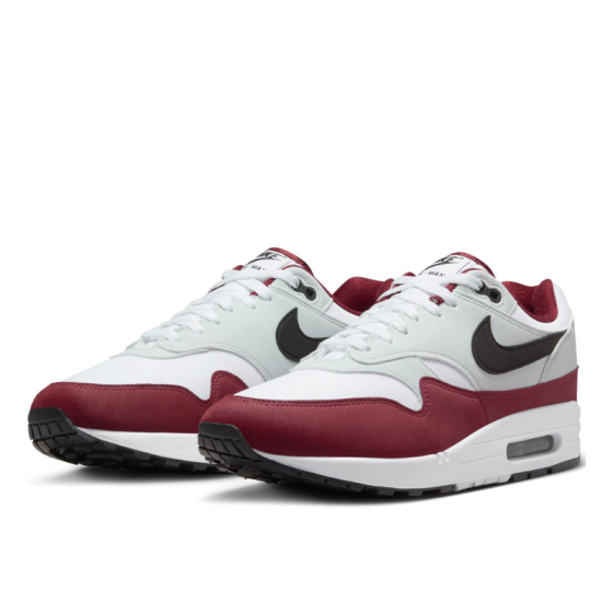 Кроссовки Nike Air Max 1 FD9082-106 (white-black-dark team red)