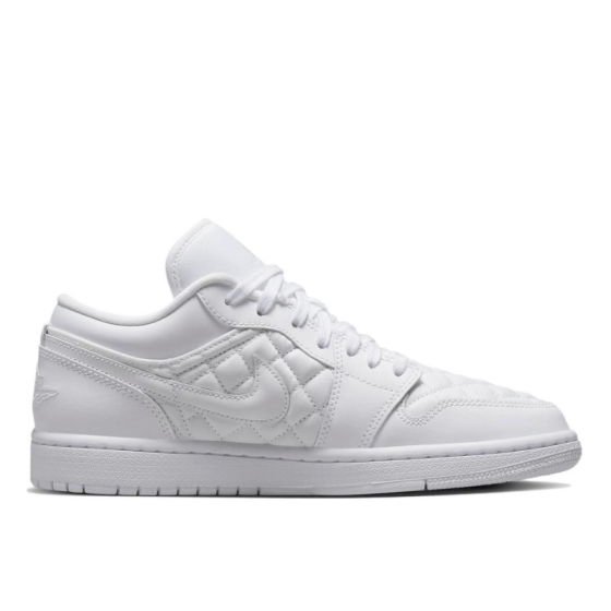 Кроссовки Jordan Air Jordan 1 Low Quilted DB6480-100 (white-white-white)