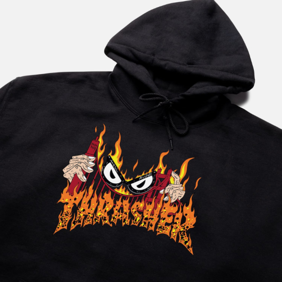 Худи Thrasher Sucka Free By Neckface Hoodie 315031 (black)