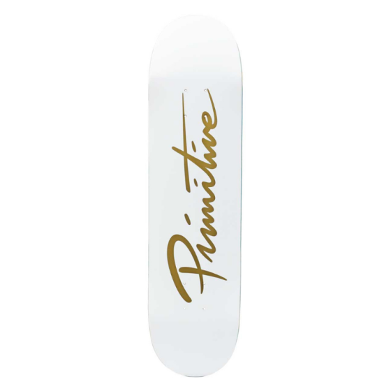 Дека Primitive Nuevo Script Core P123 (white-gold)