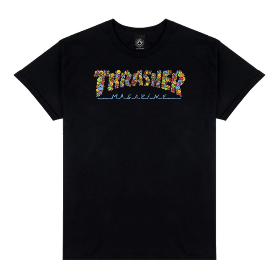 Футболка Thrasher Smile By Kevin "Spanky" Long 311630-blk (black)