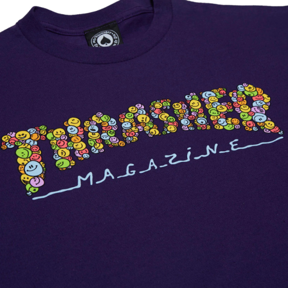 Футболка Thrasher Smile By Kevin "Spanky" Long 311630-prpl (purple)