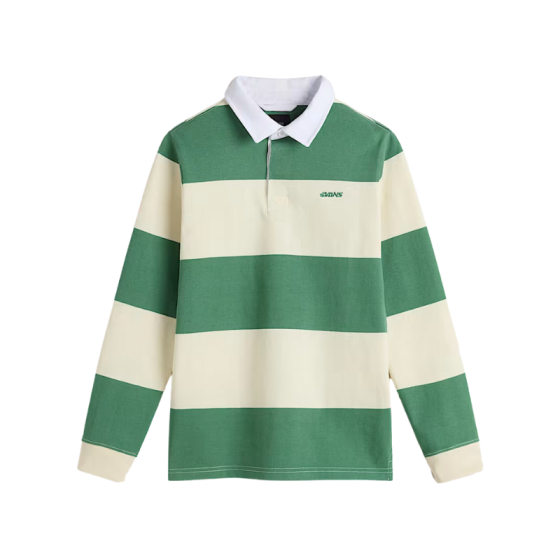 Поло Регби Детское Vans Ward Stripe Rugby Knit Shirt VN000MGJE4T (fairway-lemon icing)