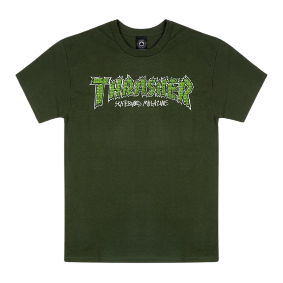 Футболка Thrasher Brick 311593 (forest green)