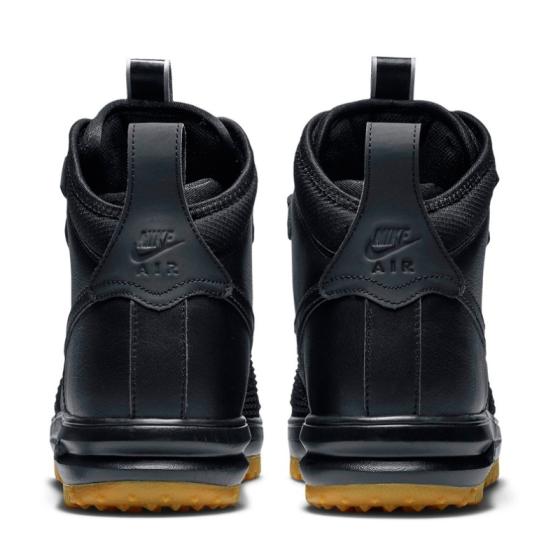 Кроссовки Nike Lunar Force 1 Duckboot 805899-003 (black-black-metallic silver)
