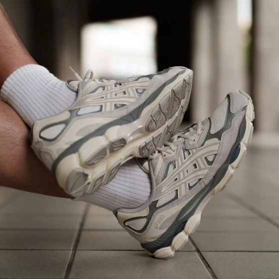 Кроссовки Asics Gel-Nyc 1201A789-103 (cream-oyster grey)