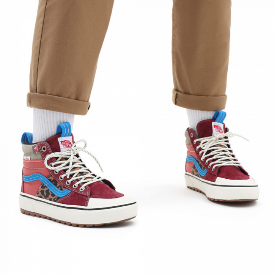 Зимние Кеды Vans Sk8-Hi MTE-2 VA5HZZA0B (pomegranate-leopard)