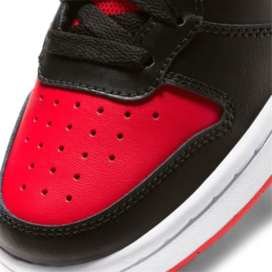 Кроссовки Nike Court Borough Mid 2 GS CD7782-003 (black-university red)