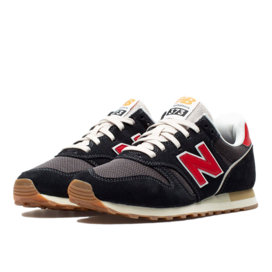 Кроссовки New Balance 373 ML373HL2 (black-red-beige-white)
