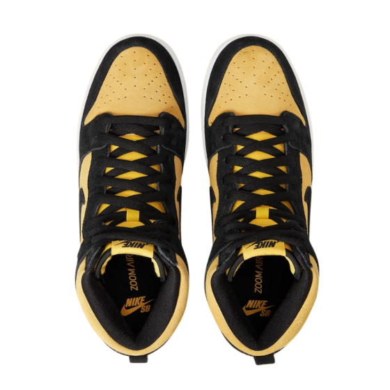 Кеды Nike SB Dunk High Pro DB1640-001 (black-black-varsity maize)