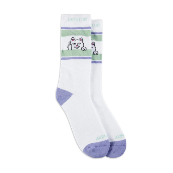 Носки Ripndip Peeking Nermal Socks RNDSUM24202 (white)
