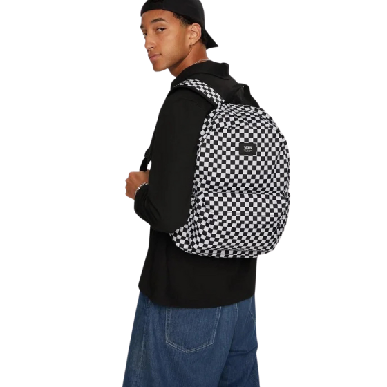 Рюкзак Vans Old Skool Check Backpack VN000H4XY281 (black-white)