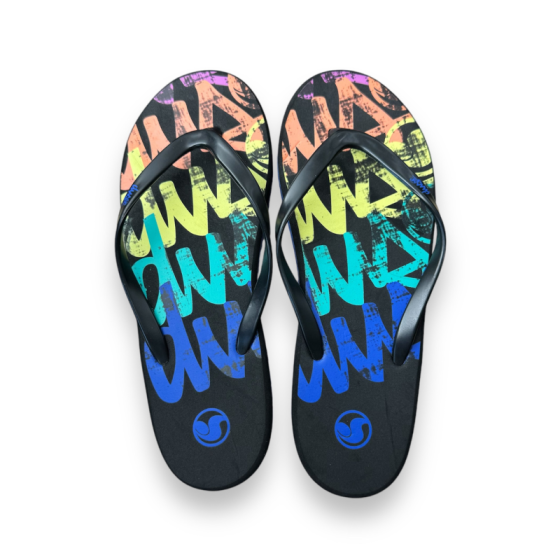 Шлепанцы женские DVS Peso Prints W dvs-peso-blk (black-flower)