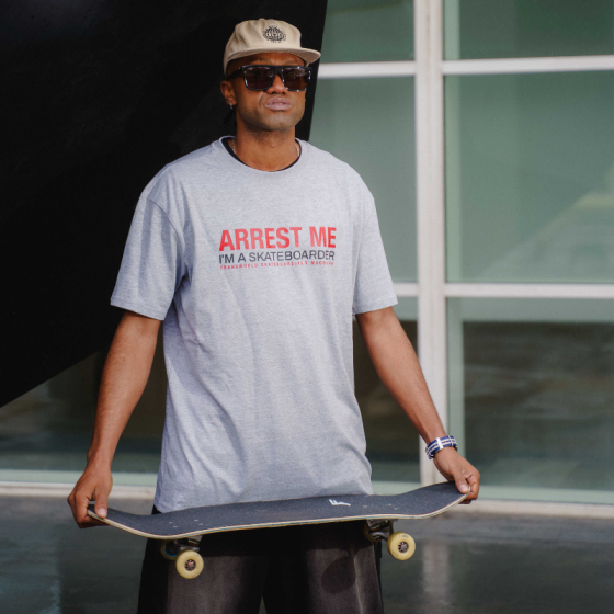 Футболка Macbalife TWS Logo Arrest Me MBL-220036 (heather gray)