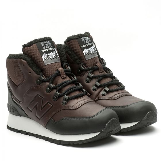 Ботинки зимние New Balance 755 HL755MLC-D (brown-black-white)