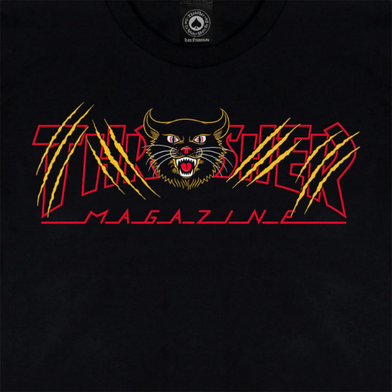 Футболка Thrasher Gato 311604 (black)