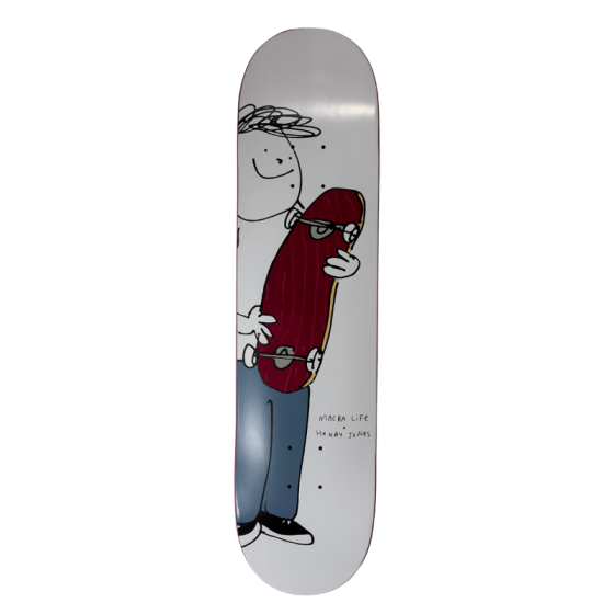 Дека Macbalife Henry Jones Series-Skate MBL-01001 (white)