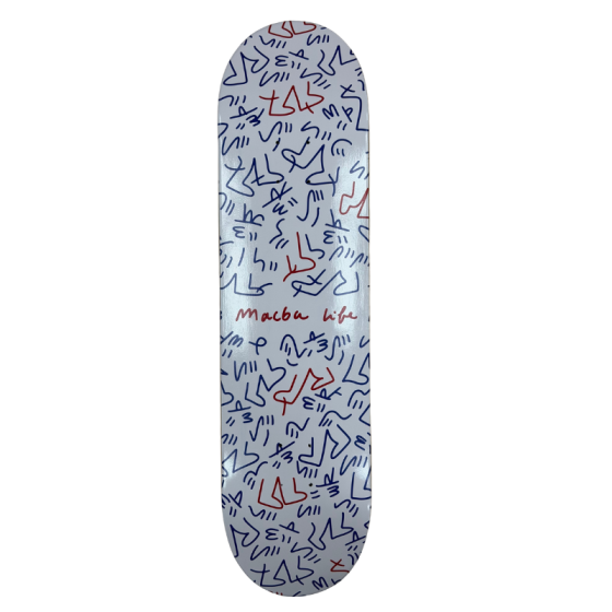 Дека Macbalife Lucas Beaufourt Pattern MBL-010015 (white)