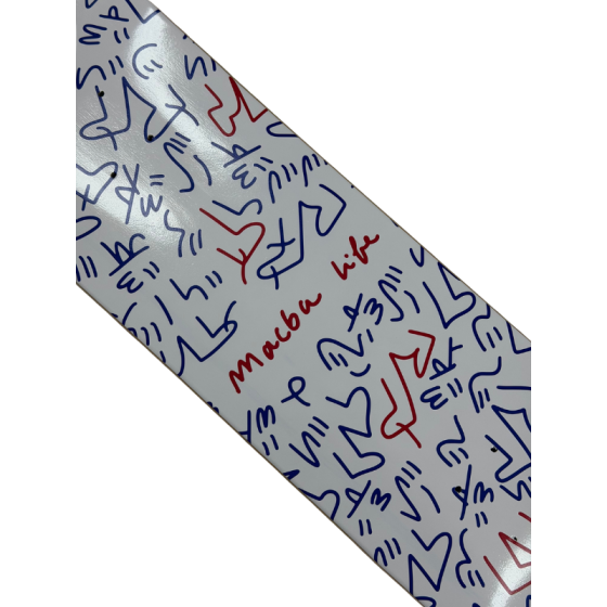 Дека Macbalife Lucas Beaufourt Pattern MBL-010015 (white)