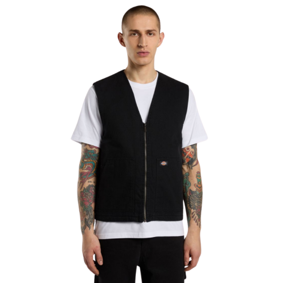 Жилет Dickies Duck Canvas Summer Vest DK0A4YQKC401 (stone washed black)