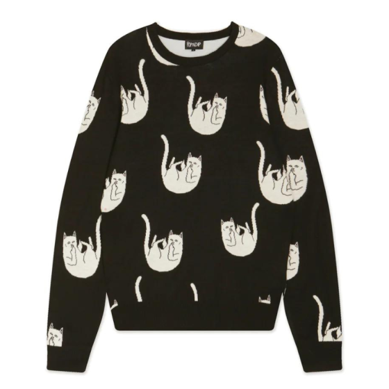Свитер Ripndip Falling Nerm Knit Sweater RND10199 (black)