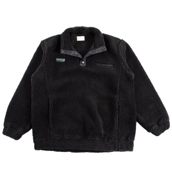 Толстовка Magamaev Turbofleece Button maga24-turboflc-blkblk (black-black)