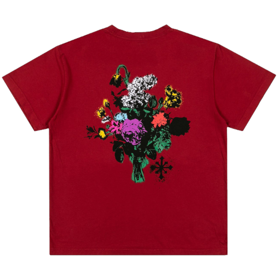 Футболка Disorder Floral Stencil dsrdflrstltee-red (red)