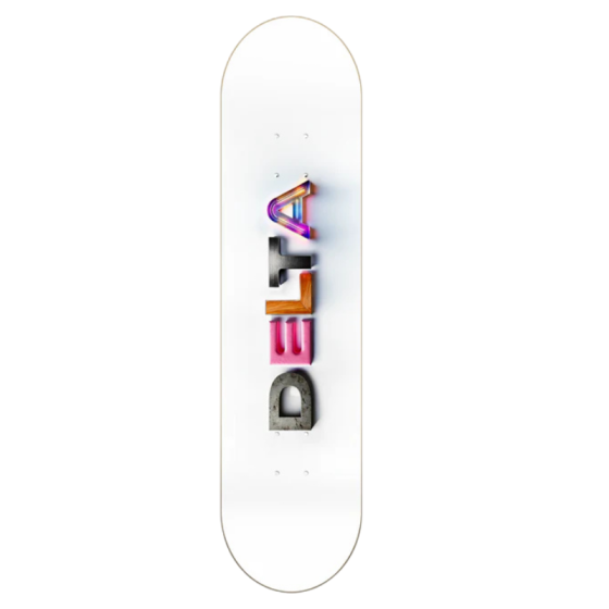Дека Delta 100% Skateboarding Sweet 25SUDR020114 (white)