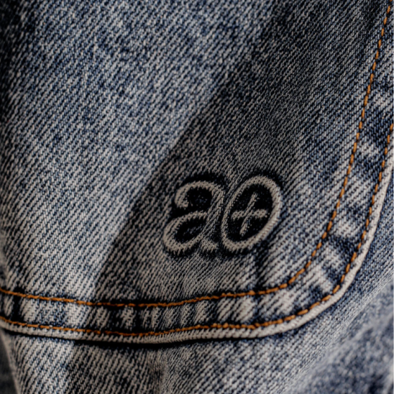 Джинсы Appetite High Mark Denim Relaxed Fit app25-dnm-bf (blue fog)