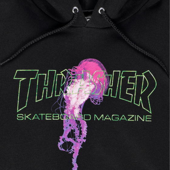 Худи Thrasher Atlantic Drift Hoodie 314264 (black-green)