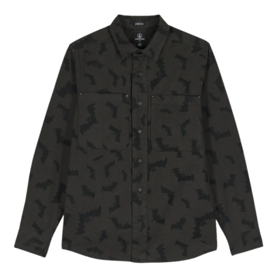 Рубашка Volcom Fa JJ Villard LS A0532504- (rinsed black)