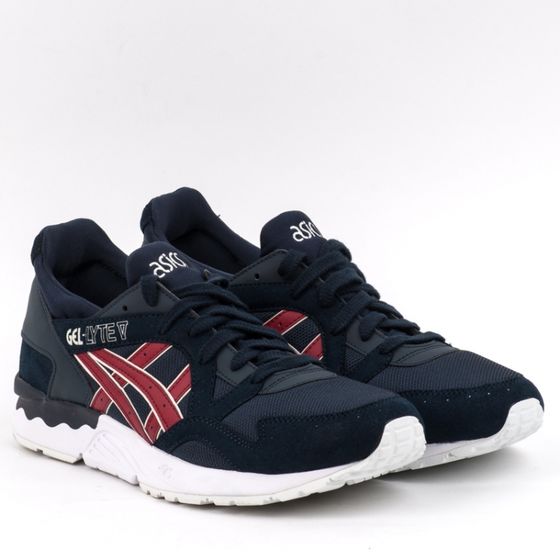 Кроссовки Asics Gel-Lyte V HN6A4-5026 (india ink-burgundy)