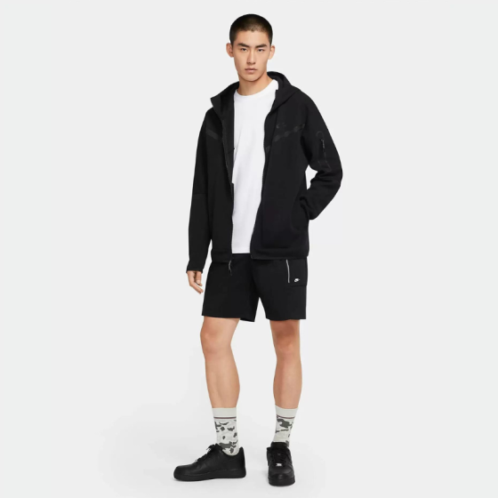 Худи Nike Tech Fleece Hoodie Full-Zip CU4490-010 (black-black)