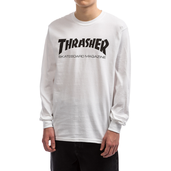Лонгслив Thrasher Skate Mag Long Sleeve 311031 (white)