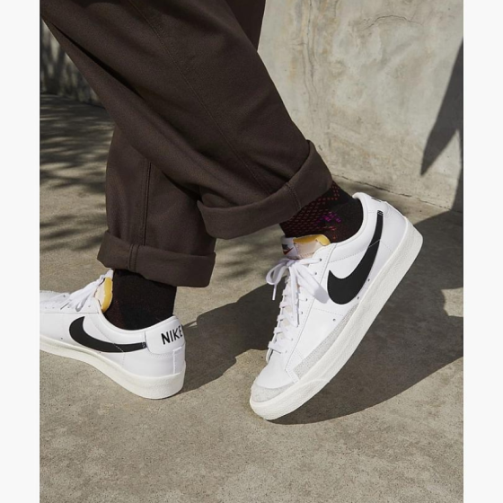 Кроссовки Nike Blazer Low '77 Vintage DA6364-101 (white-black sail)